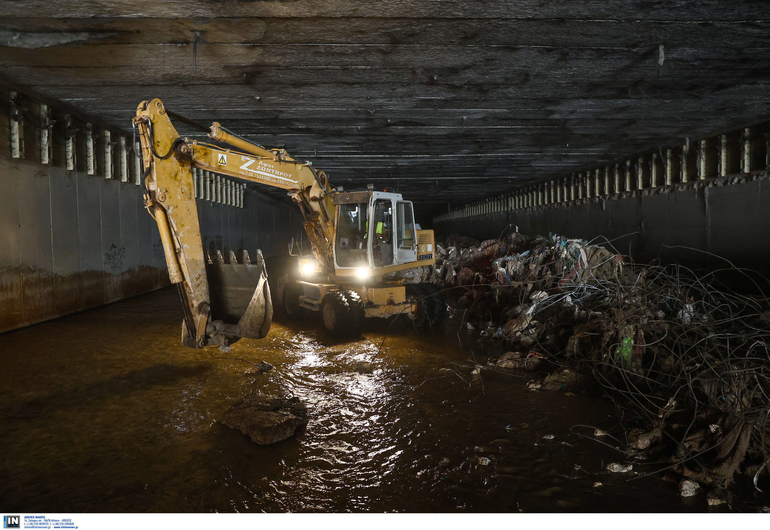 «Επιχείρηση Κηφισός»: Σε εξέλιξη ο καθαρισμός των υπόγειων τμημάτων του ποταμού – ΦΩΤΟ & ΒΙΝΤΕΟ