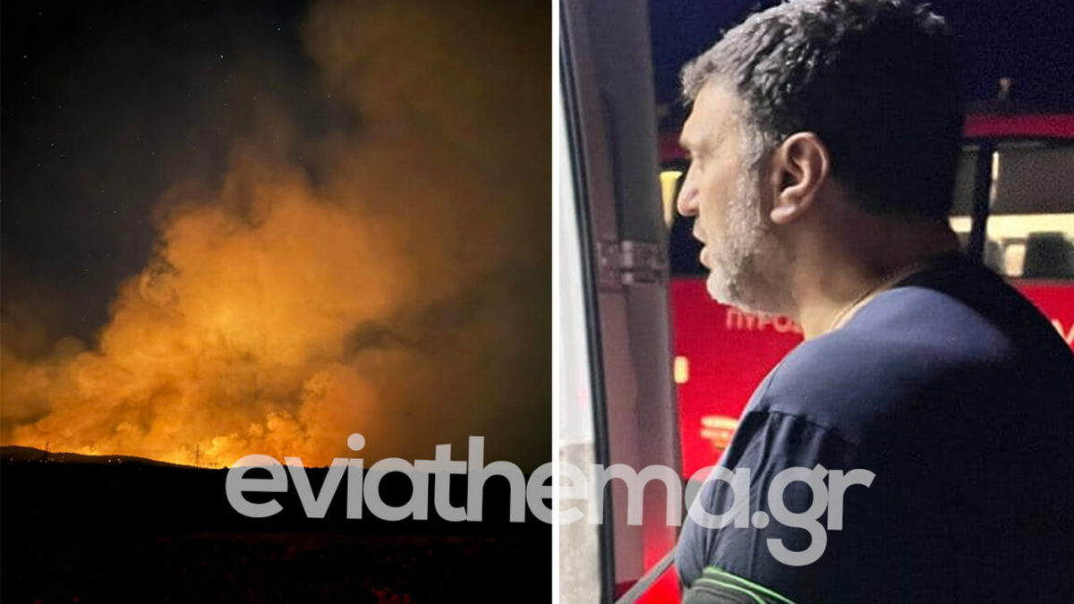 Βασίλης Κικίλιας για την μεγάλη φωτιά στην Εύβοια: Είναι μία νύχτα μάχης για εμάς