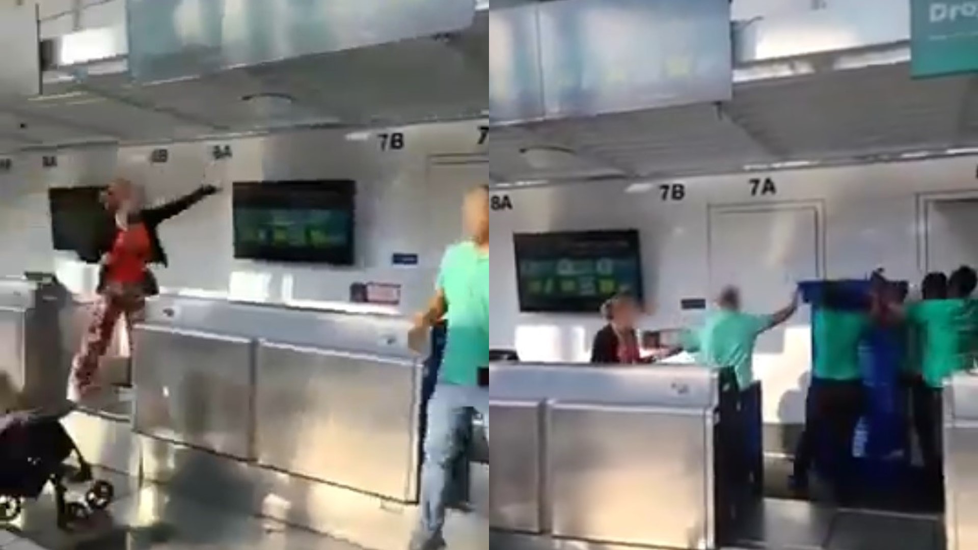 Βίντεο: Έχασε την πτήση της και «τρελάθηκε» – Εξαγριωμένη, πετούσε οθόνες υπολογιστών σε υπαλλήλους αεροπορικής εταιρείας