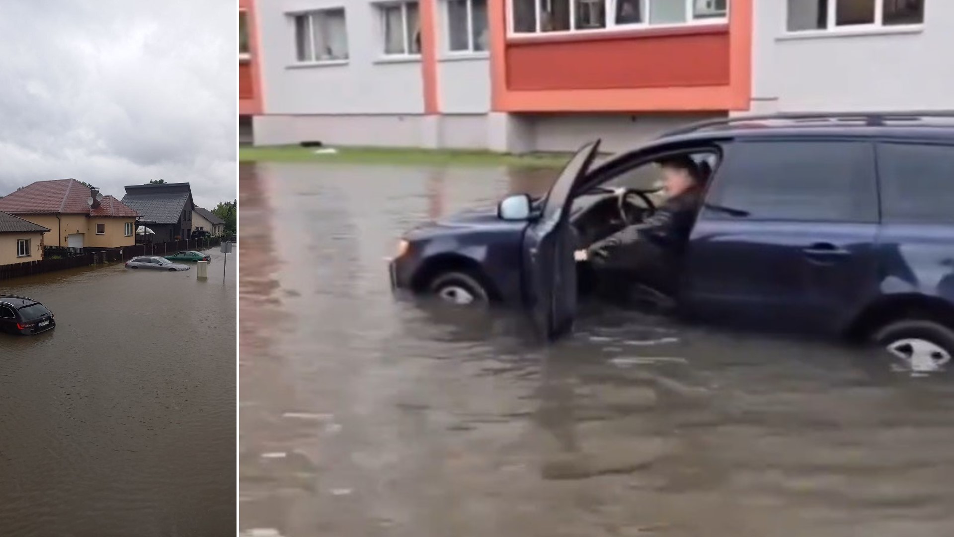 Κάτω από το νερό η κεντρική Λετονία λόγω βροχοπτώσεων – «Κολυμπούν πάπιες στους δρόμους»