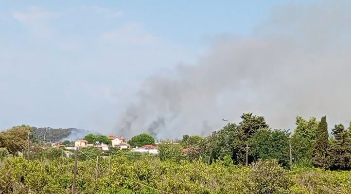 Φωτιά στην Πρέβεζα: Κοντά σε σπίτια οι φλόγες – Ήχησε το 112