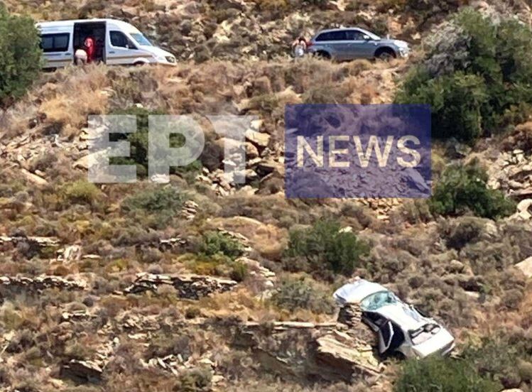 Λακωνία: Αυτοκίνητο κατέληξε σε γκρεμό έπειτα από σύγκρουση με άλλο όχημα