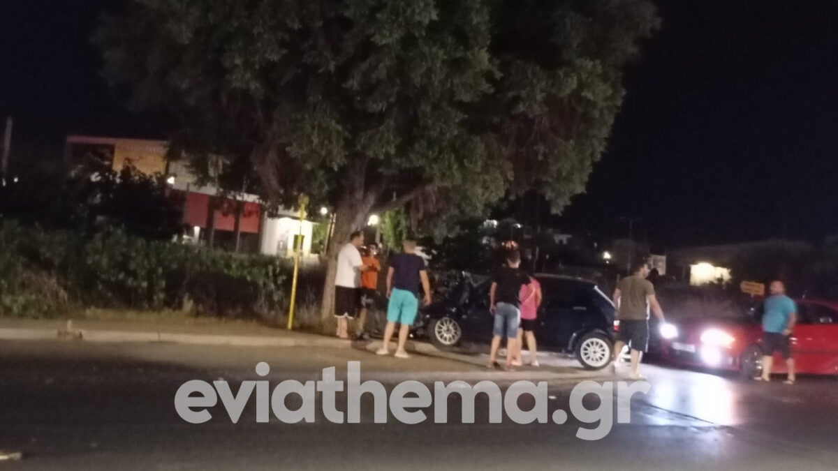 Χαλκίδα: Νέο τροχαίο στο κέντρο της πόλης – Αυτοκίνητο ξέφυγε της πορείας του κι έπεσε πάνω σε δέντρο – Ένας τραυματίας