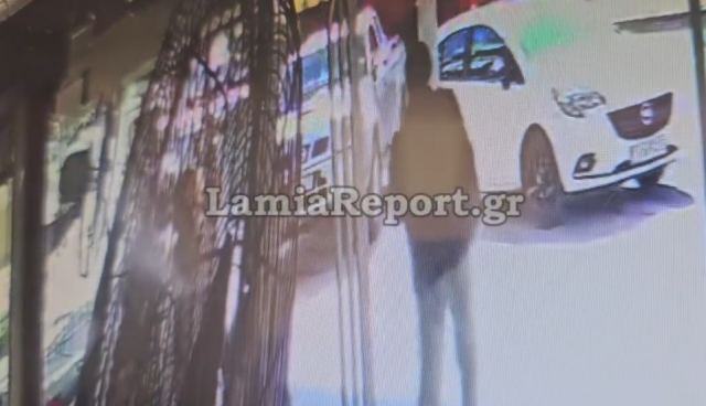 Λαμία: Καρέ – καρέ η στιγμή της κλοπής αυτοκινήτου – Συνελήφθη στην Αταλάντη ο δράστης