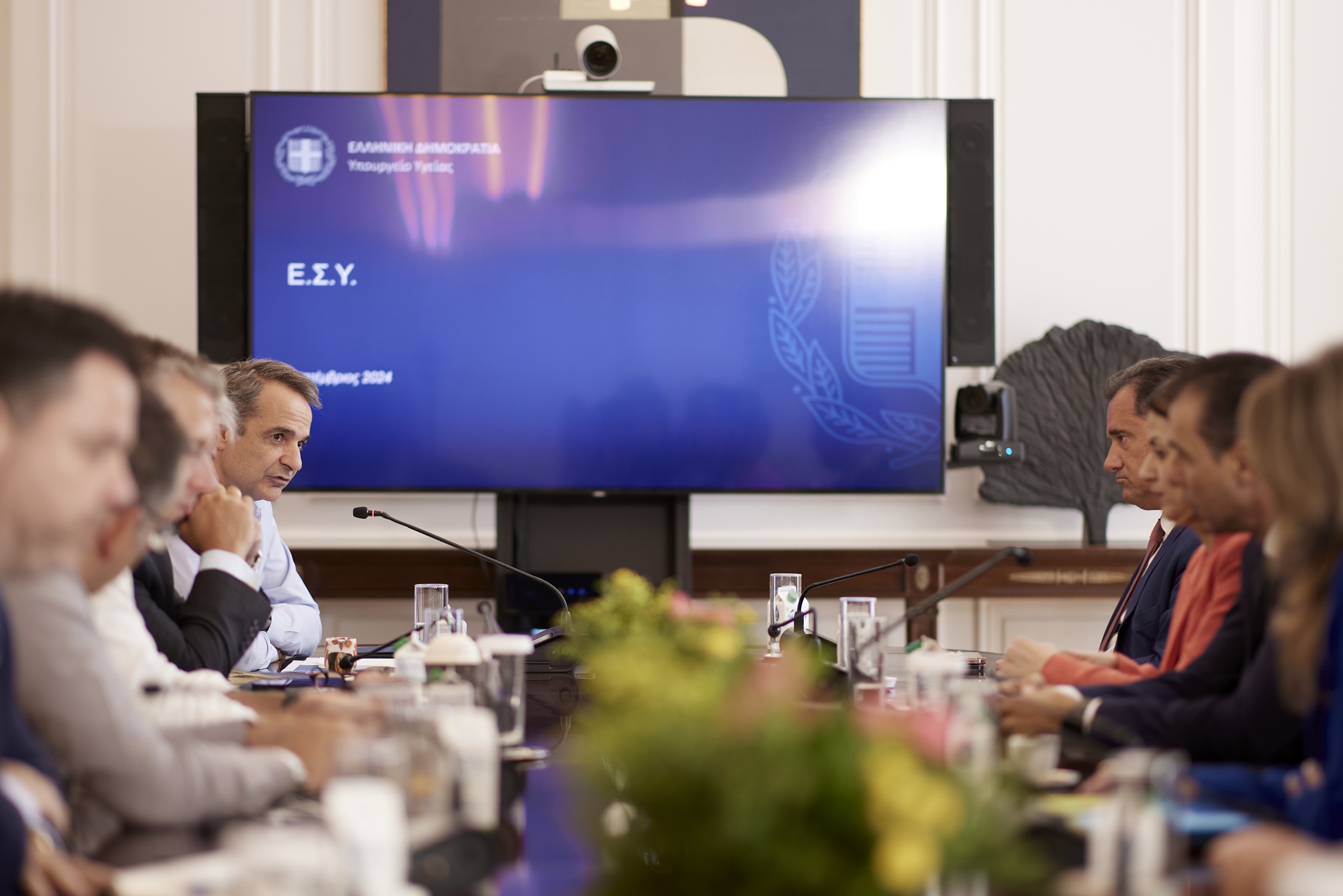 Κυριάκος Μητσοτάκης: Συνάντηση με την πολιτική ηγεσία του υπουργείου Υγείας – Τι αποφασίστηκε