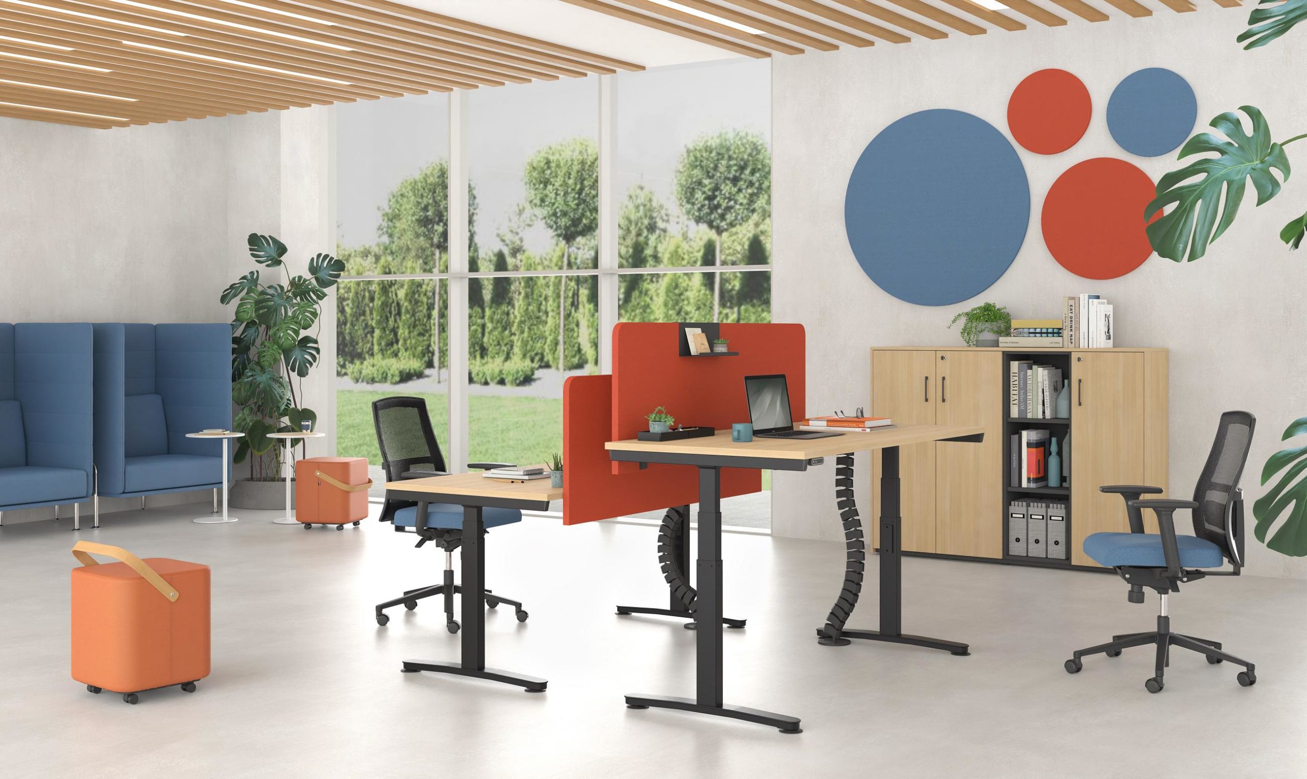 H Νέα Εποχή Εργασίας στον 21ο αιώνα από τον Δρομέα: Ηλεκτρικά ρυθμιζόμενο σε ύψος γραφείο Αlma Η