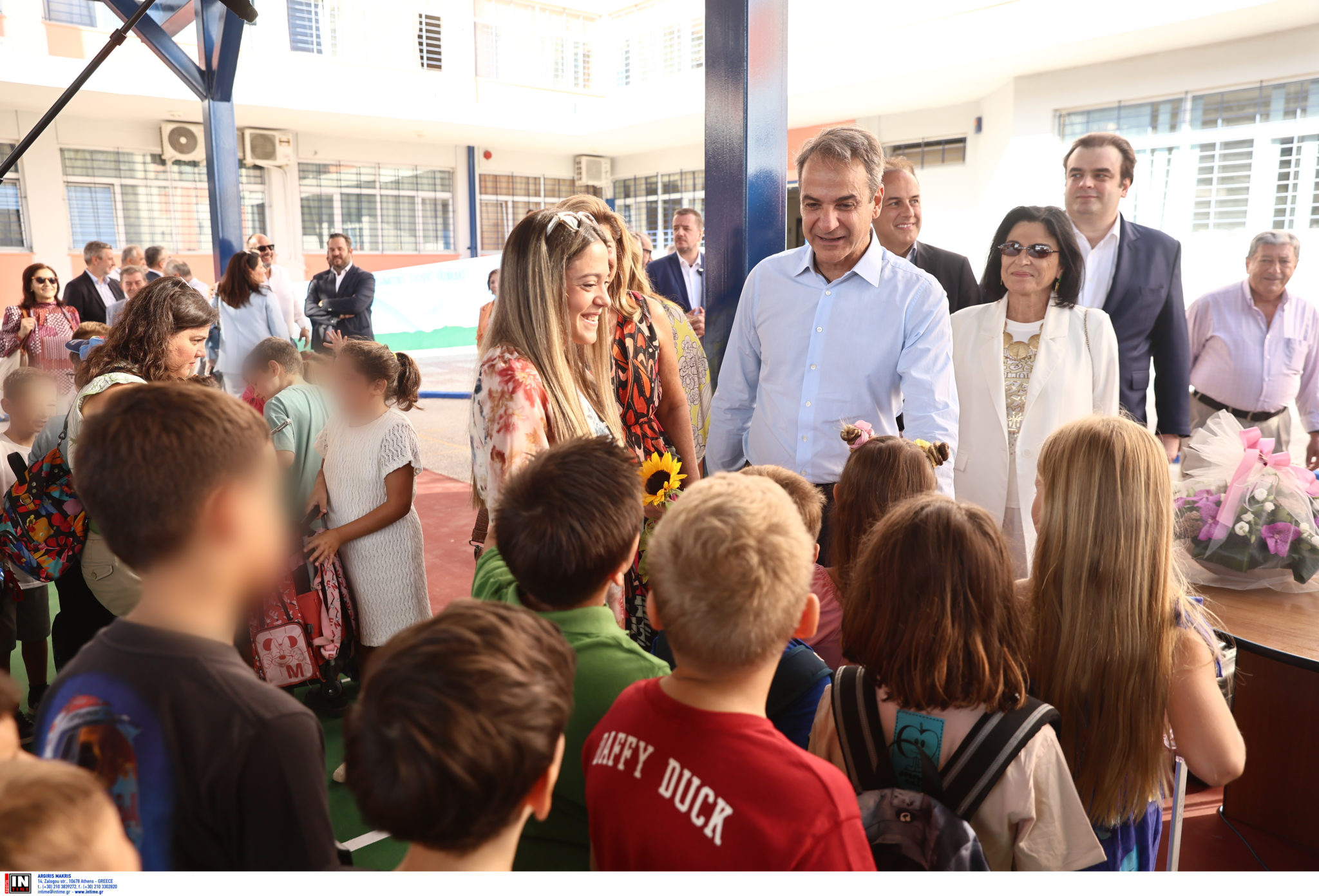 Κυριάκος Μητσοτάκης- αγιασμός- Γλυφάδα