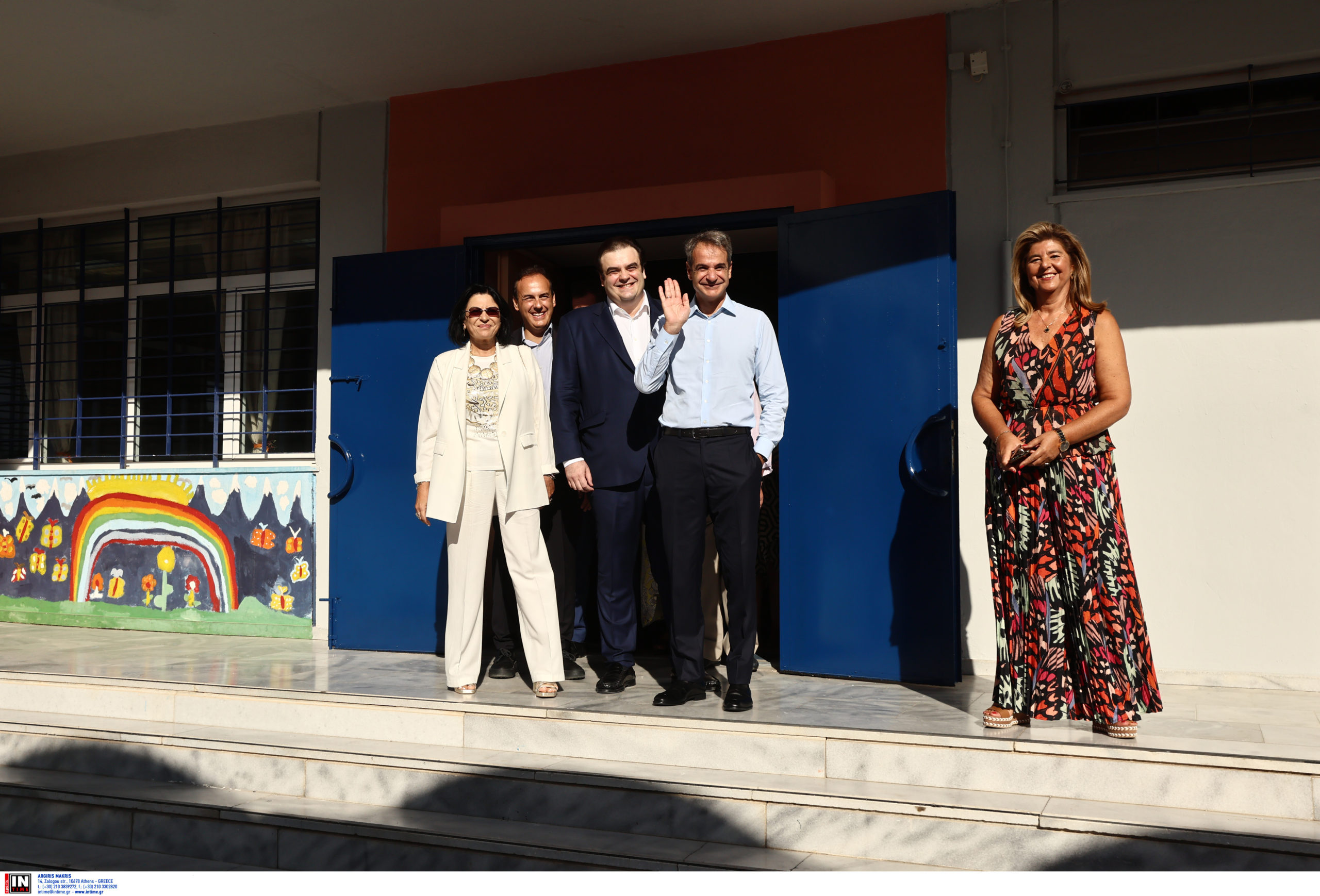 Κυριάκος Μητσοτάκης- Γλυφάδα- αγιασμός