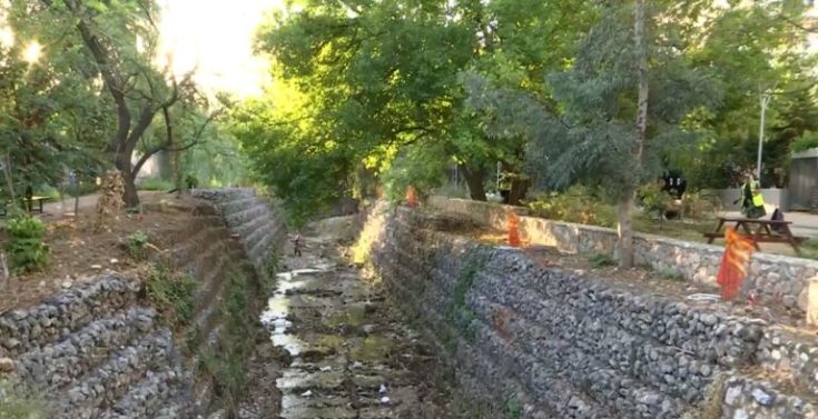 Αυτοψία στο ρέμα Ποδονίφτη στο Χαλάνδρι