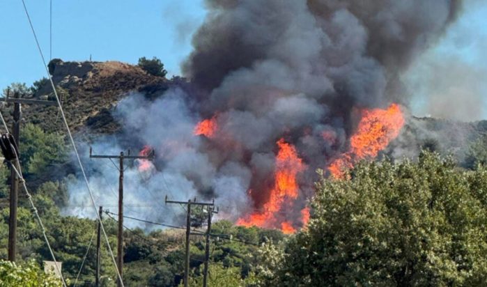 φωτιά Ρόδος