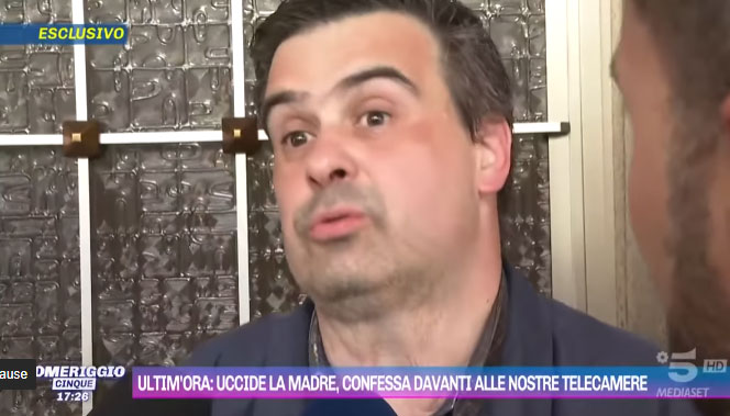 Ιταλία: Δολοφόνησε την μητέρα του και ομολόγησε σε απευθείας τηλεοπτική σύνδεση – ΒΙΝΤΕΟ
