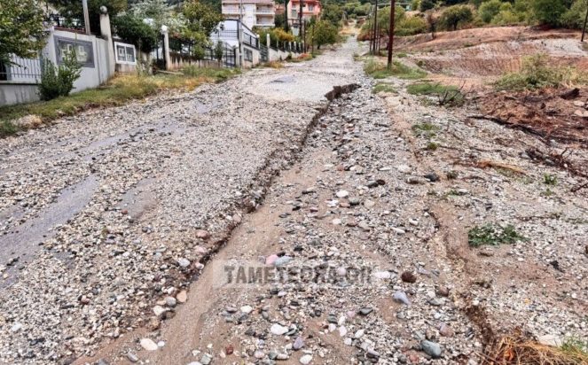 Κακοκαιρία στην Καλαμπάκα