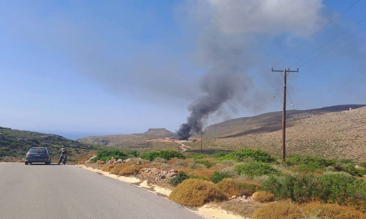 Φωτιά στον XYTA Κυθήρων – Συναγερμός στην Πυροσβεστική
