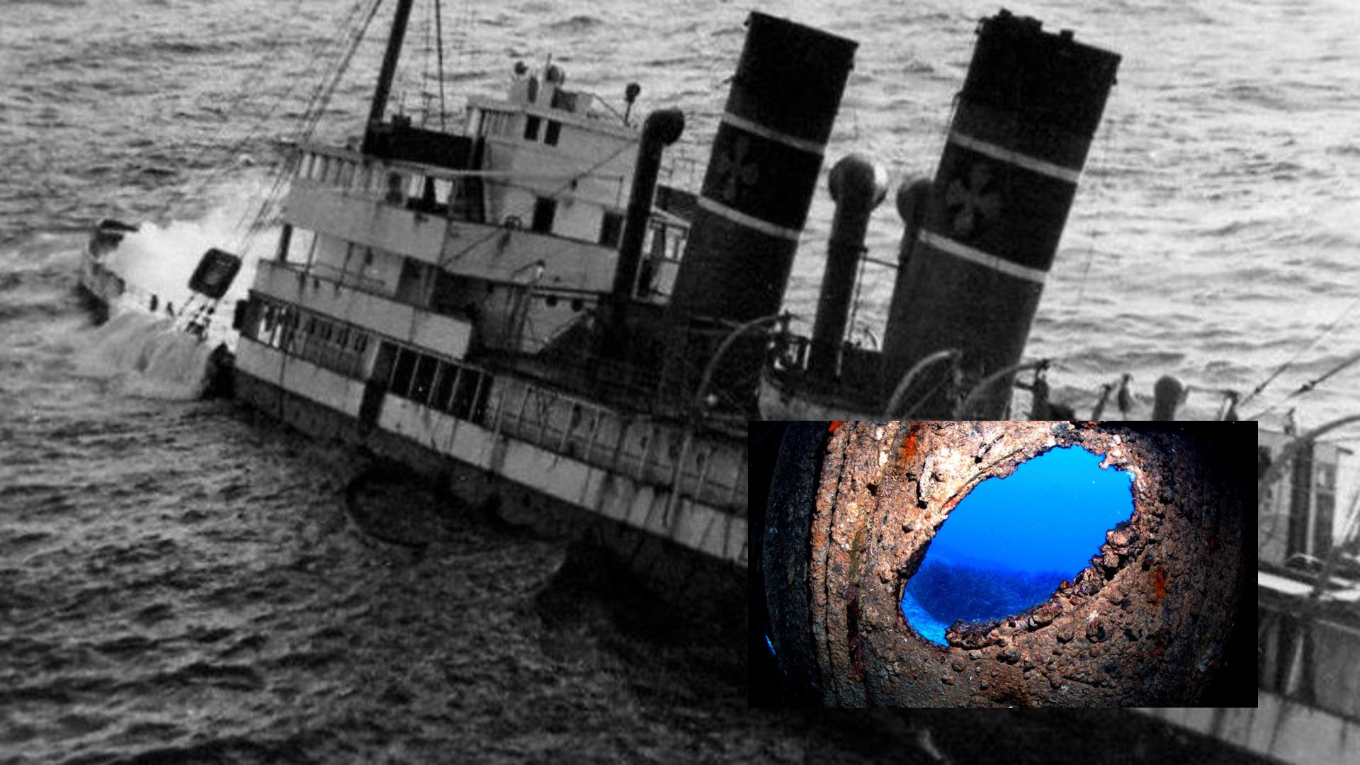 Ατμόπλοιο ΑΔΡΙΑΣ: Οι πρώτες φωτογραφίες από το ναυάγιο του 1951 – Η προσάραξη στη Φαλκονέρα και οι μαρτυρίες