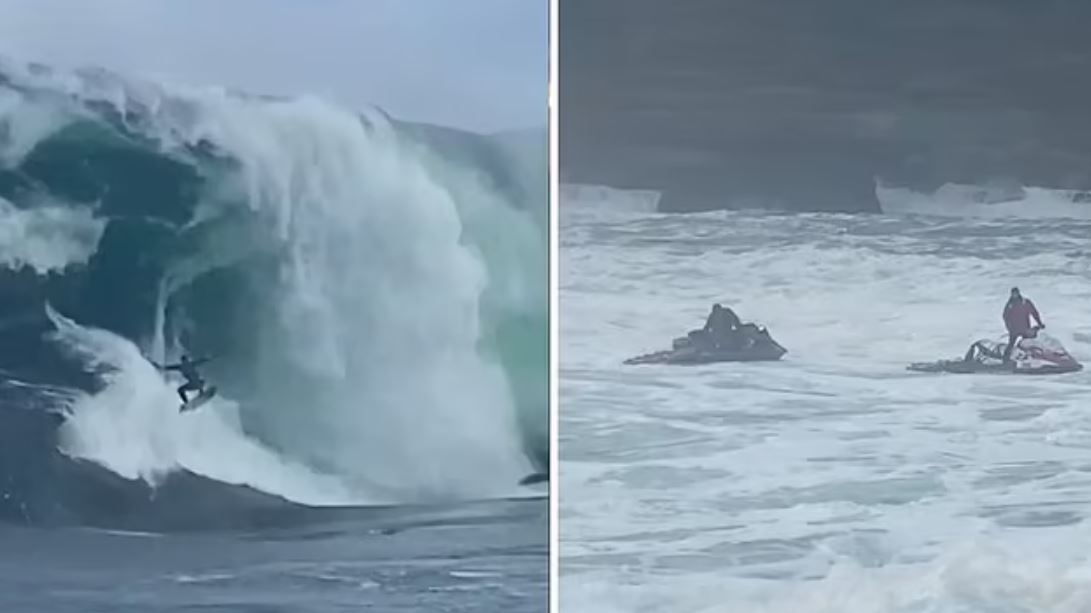 Βίντεο: Η τρομακτική στιγμή που σέρφερ εξαφανίζεται κάτω από κύμα 8 μέτρων – «Με έβγαλε νοκ άουτ»