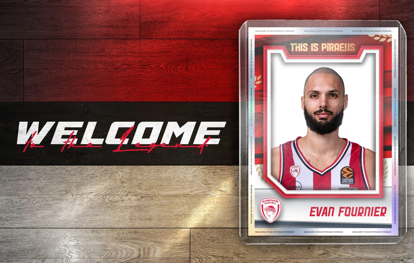 Ολυμπιακός: Ο Φουρνιέ «φόρεσε» και επισήμως τα ερυθρόλευκα – Η ανάρτηση της ομάδας και του Γάλλου παίκτη