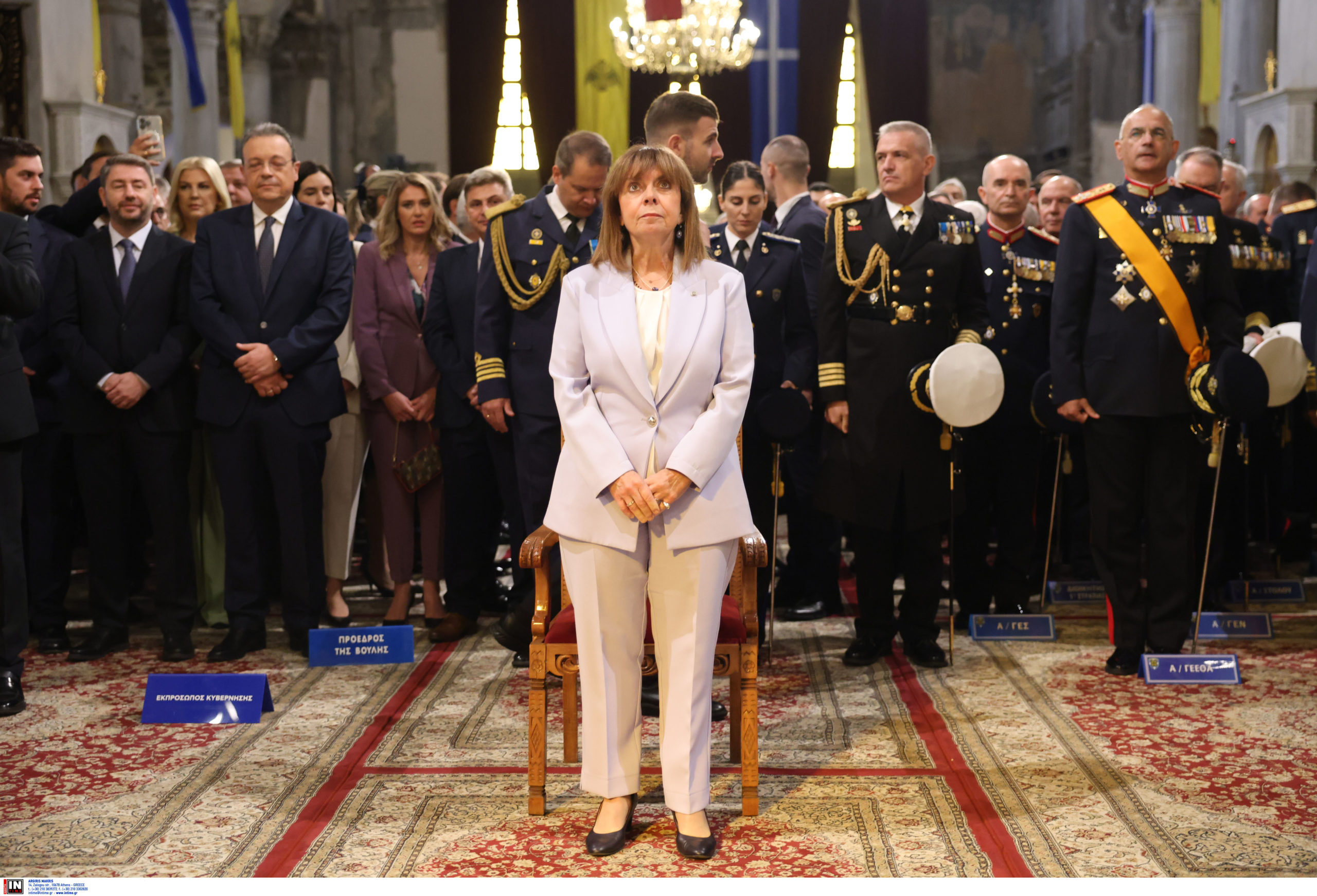 Θεσσαλονίκη: Με λαμπρότητα η δοξολογία στον Άγιο Δημήτριο – «Πηγή έμπνευσης και υπερηφάνειας η μνήμη όσων πολέμησαν για την απελευθέρωση» – ΦΩΤΟ& ΒΙΝΤΕΟ