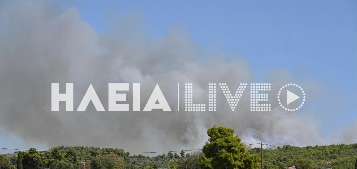 Φωτιά στην Ηλεία: Μήνυμα από το 112