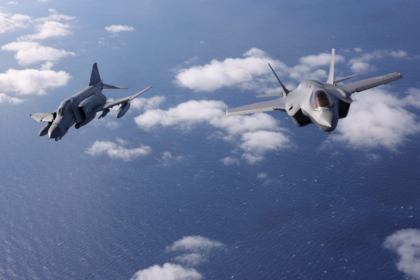 F-4 Phantom και F-35: Το παρελθόν και το μέλλον της Πολεμικής Αεροπορίας στην Ramstein Flag