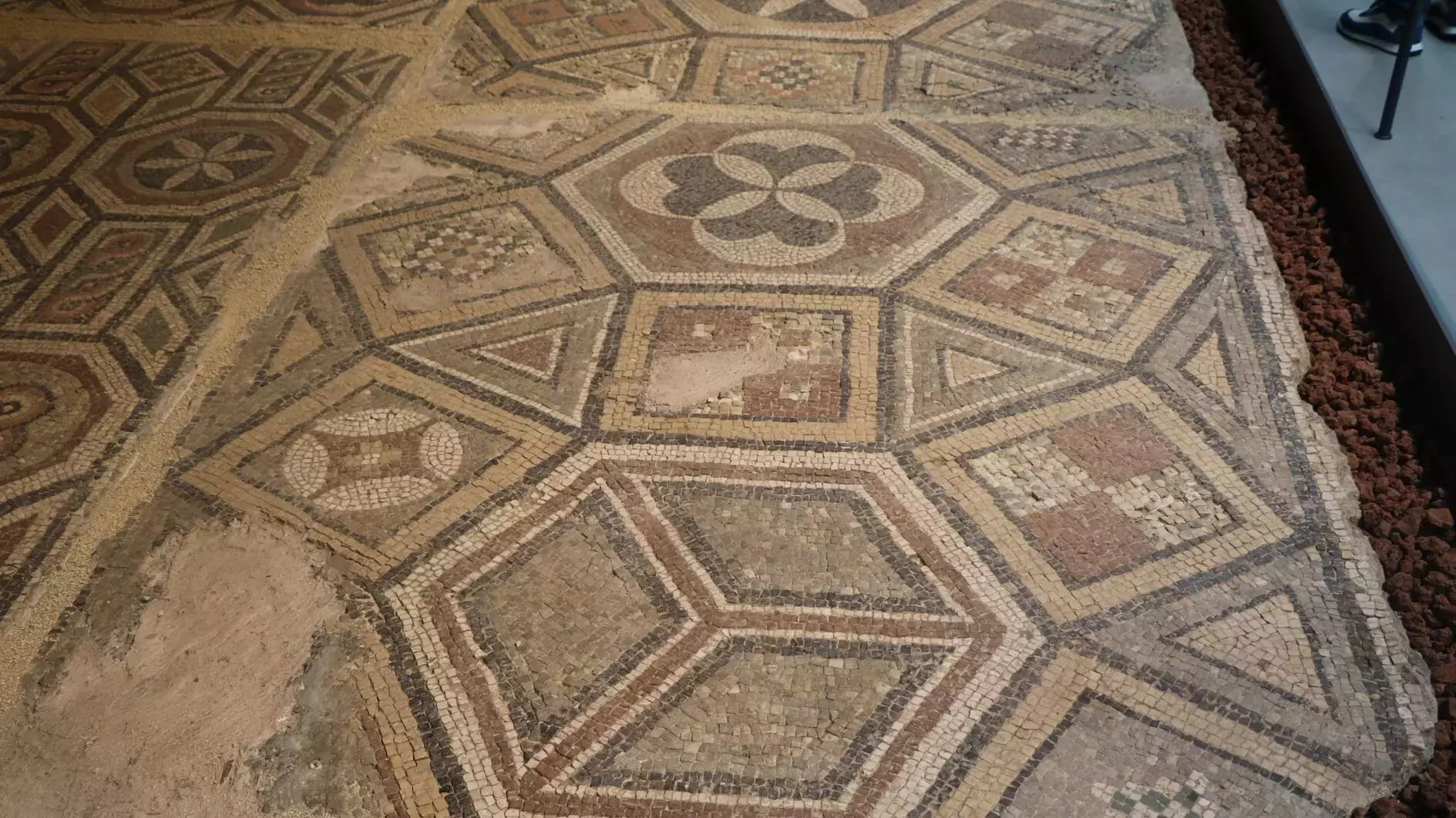 Το μωσαϊκό 2.000 ετών, ανακαλύφθηκε τυχαία, στη διάρκεια κατασκευαστικών έργων στην βόρεια επαρχία της Σαμψούντας. Το έργο που αναπαριστά μια σκηνή του Τρωικού Πολέμου, παρέμενε για 30 χρόνια κλεισμένο στις αποθήκες του Μουσείου της Σαμψούντας λόγω περιορισμού του χώρου. Φωτογραφία: www.hurriyetdailynews.com.