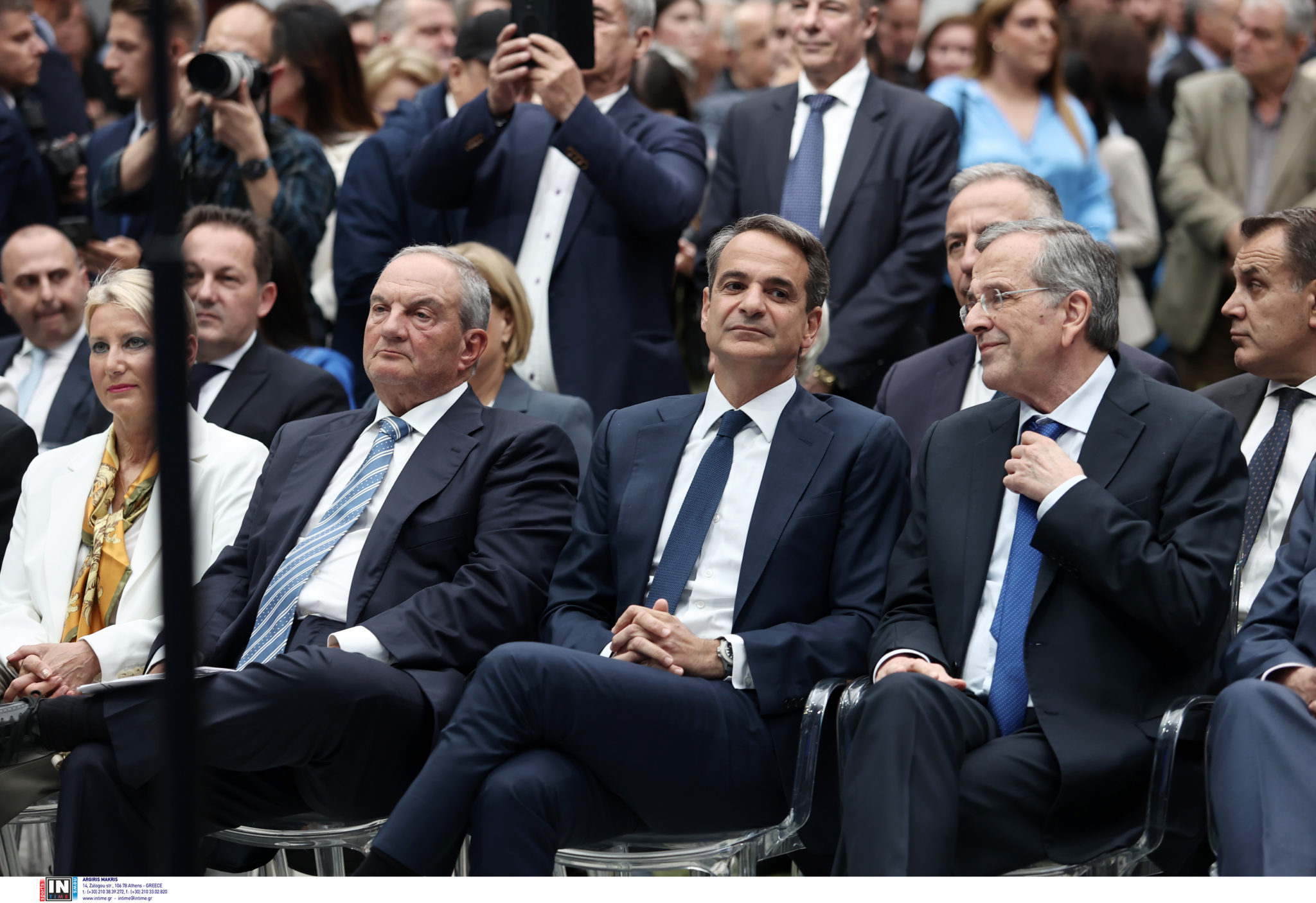 Μητσοτάκης- Καραμανλής- Σαμαράς