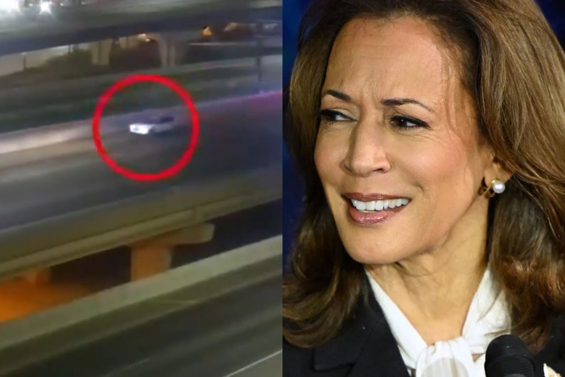 ΗΠΑ: Μεθυσμένος οδηγός παραλίγο να χτυπήσει την Κάμαλα Χάρις – Μπήκε ανάποδα στον αυτοκινητόδρομο