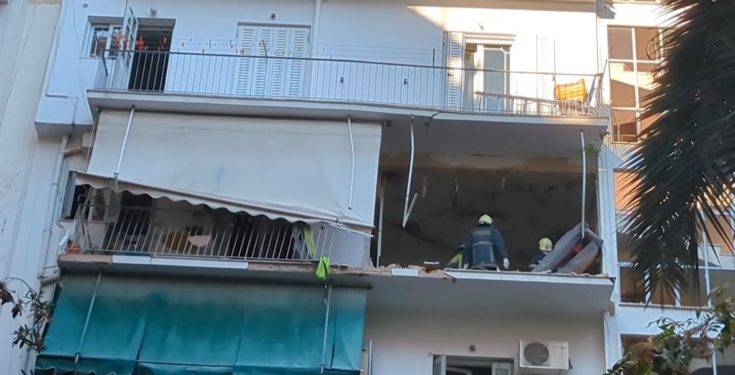 Έκρηξη σε διαμέρισμα στους Αμπελόκηπους
