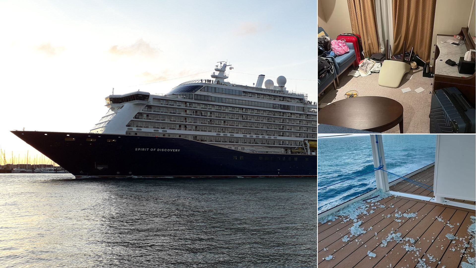 Η κρουαζιέρα του τρόμου: Ένας νεκρός και τουλάχιστον 100 τραυματίες έπειτα από χτύπημα κύματος 9 μέτρων