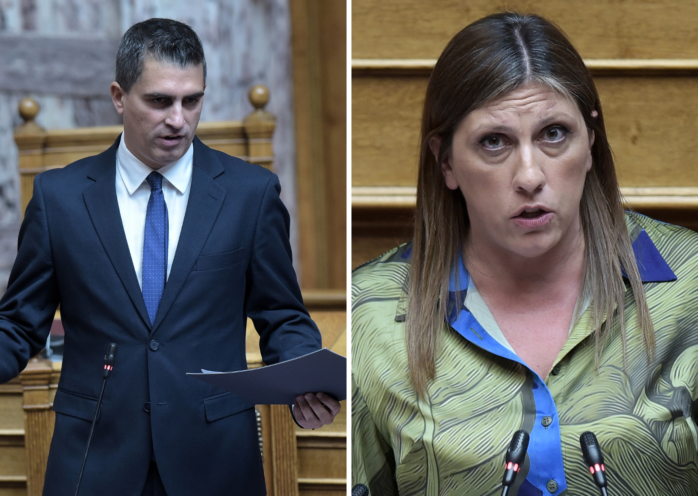 Κόντρα Δήμα-Κωνσταντοπούλου στην Βουλή: «Πάγιες εθνικές διεκδικήσεις οι γερμανικές αποζημιώσεις» – «Τεράστιες οι ευθύνες των τριών κομμάτων που κυβέρνησαν»