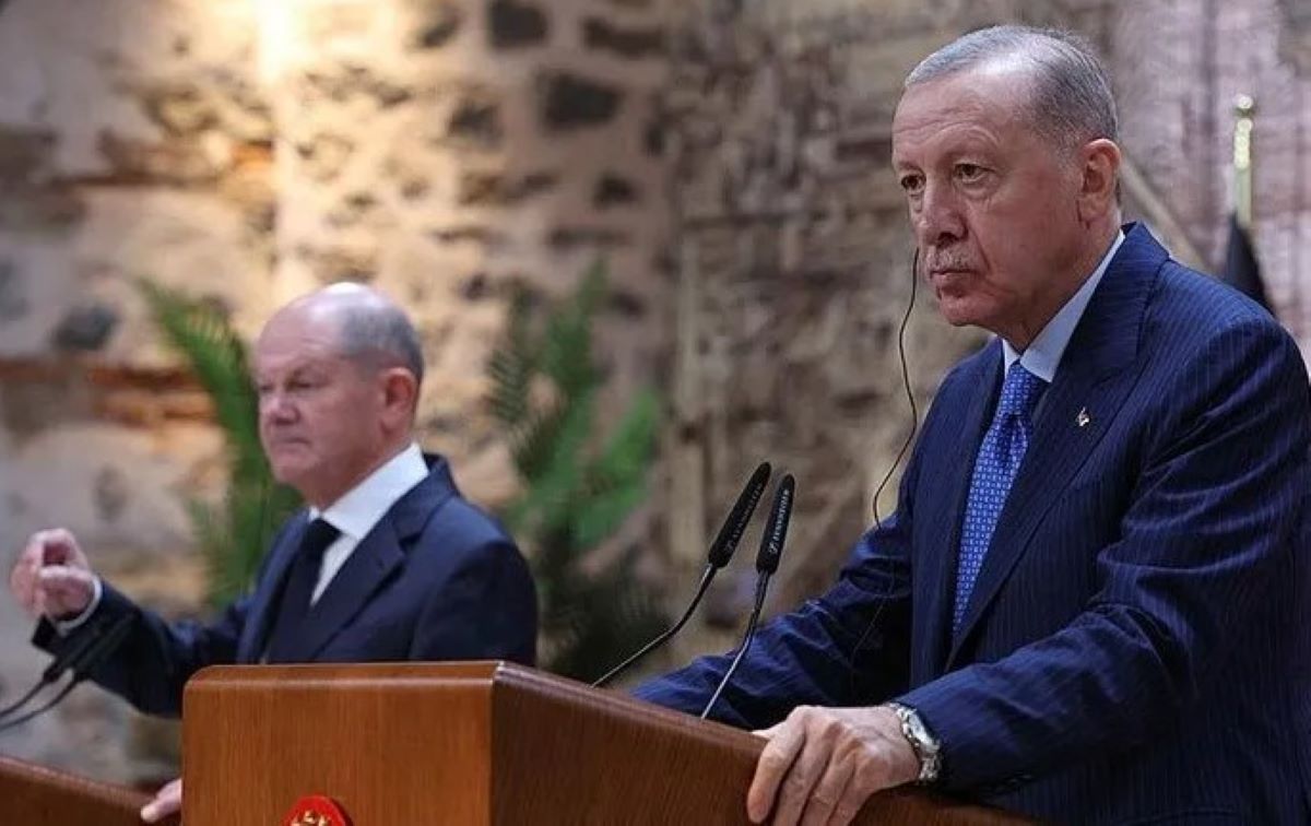 Ρετζέπ Ταγίπ Ερντογάν Όλαφ Σολτς