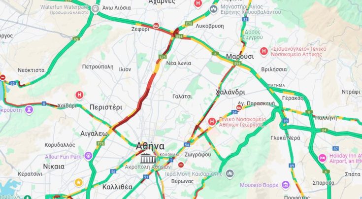 χάρτης κίνησης