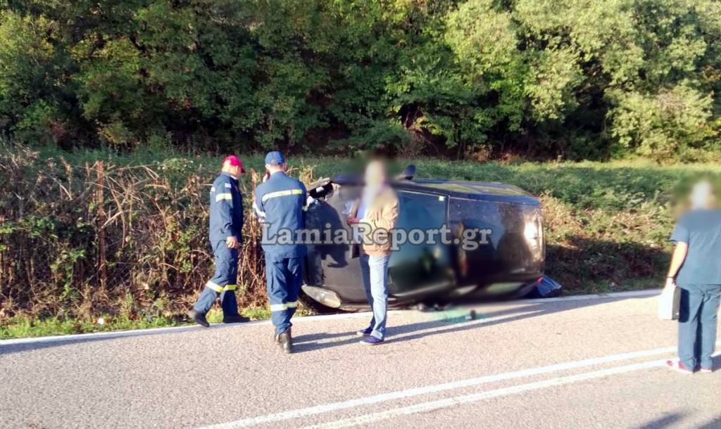 Τροχαίο στην εθνική οδό Λαμίας – Καρπενησίου: Απεγκλωβίστηκε η οδηγός