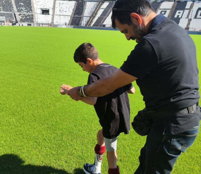 Μικρός Γιαννάκης στον ΑΝΤ1 για την επίσκεψη στην Τούμπα: «Αισθάνθηκα τέλεια γιατί έκανα τα πρώτα μου βήματα στο σπίτι μου»