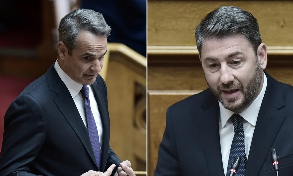 Αντιπαράθεση Ανδρουλάκη-Μητσοτάκη στην Βουλή: «Θα σας ανοίξουμε την πόρτα εξόδου από το Μαξίμου» – «Ελάτε με φόρα»