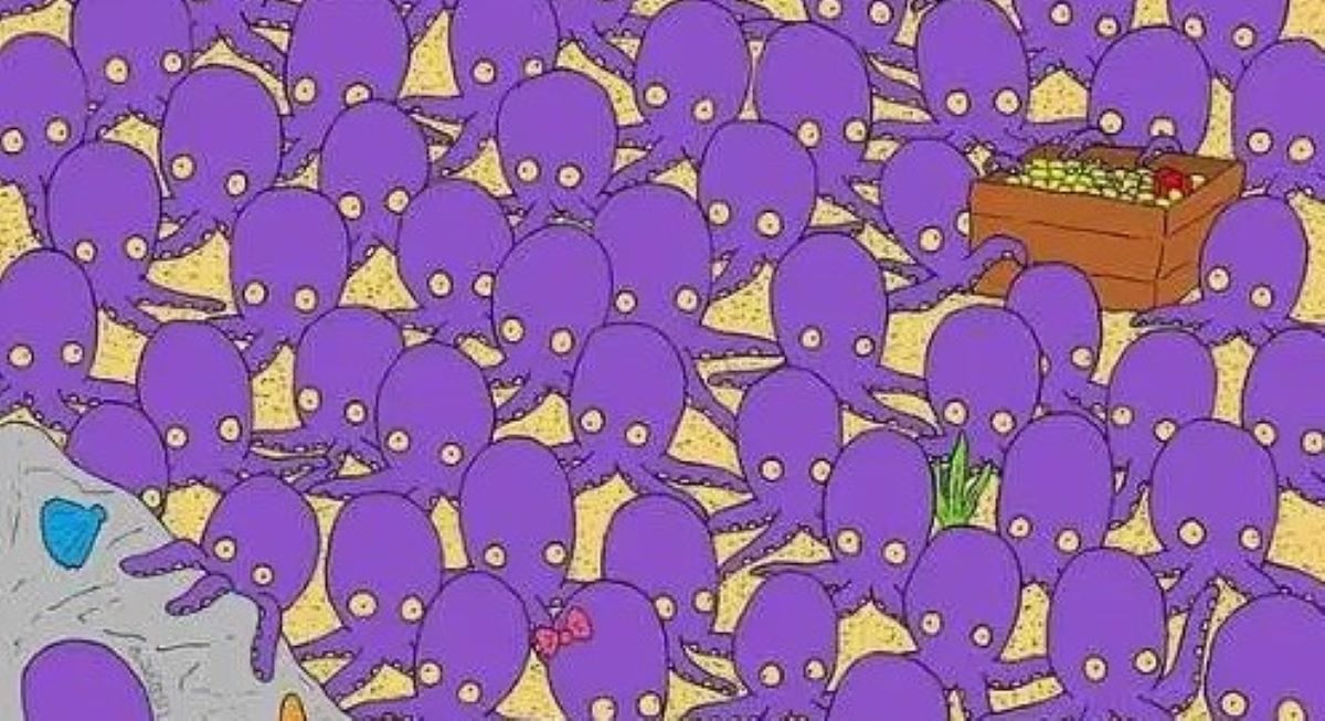 Οπτική ψευδαίσθηση: Μόνο 1 στους 10 ανθρώπους θα βρει το ψάρι σε 9 δευτερόλεπτα