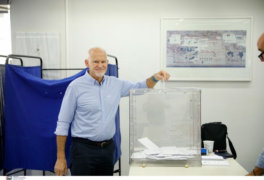 Ψήφισε ο Γιώργος Παπανδρέου: Σήμερα με την ψήφο μας κάνουμε το ΠΑΣΟΚ ισχυρό