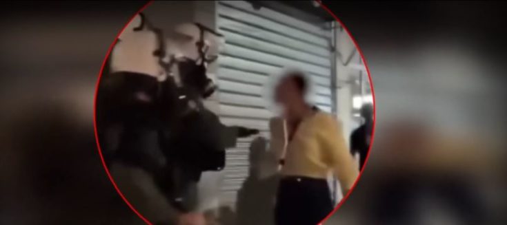 Αστυνομικός φέρεται να επιτέθηκε σε διαδηλώτρια στην Πανόρμου