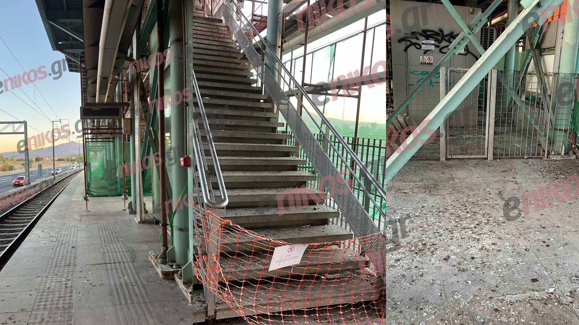 Υγειονομική «βόμβα» ο σταθμός Παιανία-Κάντζα από τις ακαθαρσίες περιστεριών – Η καταγγελία πολίτη και η αυτοψία της Περιφέρειας