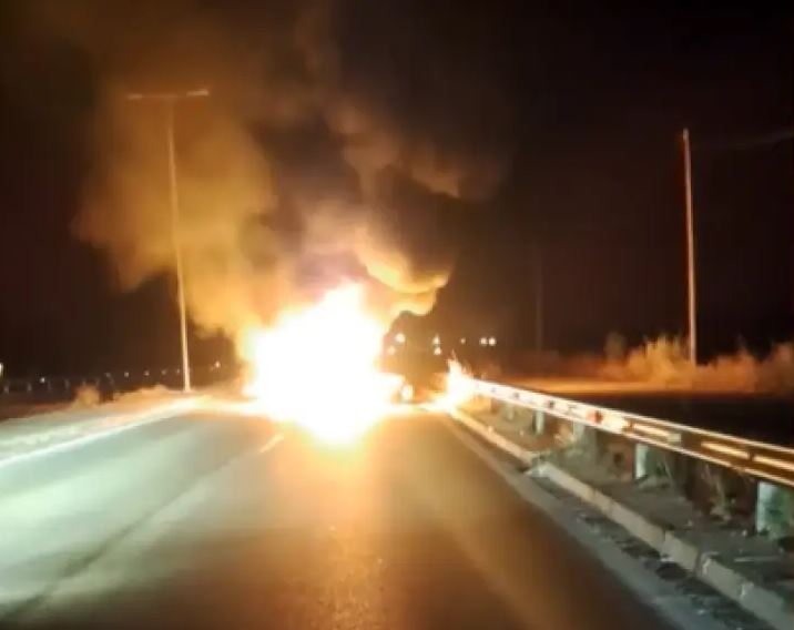 Τροχαίο στην Λάρισα: Άνδρας απανθρακώθηκε μέσα στο αυτοκίνητό του