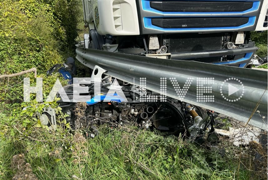 Ηλεία: Νεκρός 68χρονος τουρίστας σε τροχαίο – Η μηχανή του συγκρούστηκε με νταλίκα