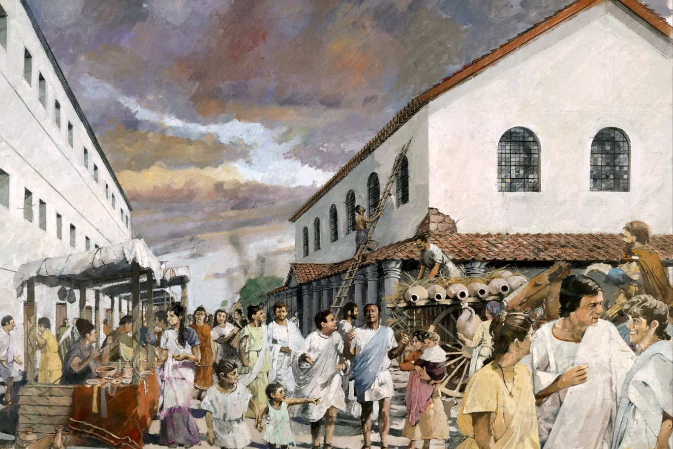 Ο δρόμος 2.000, γνωστός ως Watling Street, διέτρεχε το ρωμαϊκό λιμάνι, στο Ντόβερ, έως το Λονδίνο και προς τα Δυτικά Μίντλαντς. Φωτογραφία: Getty