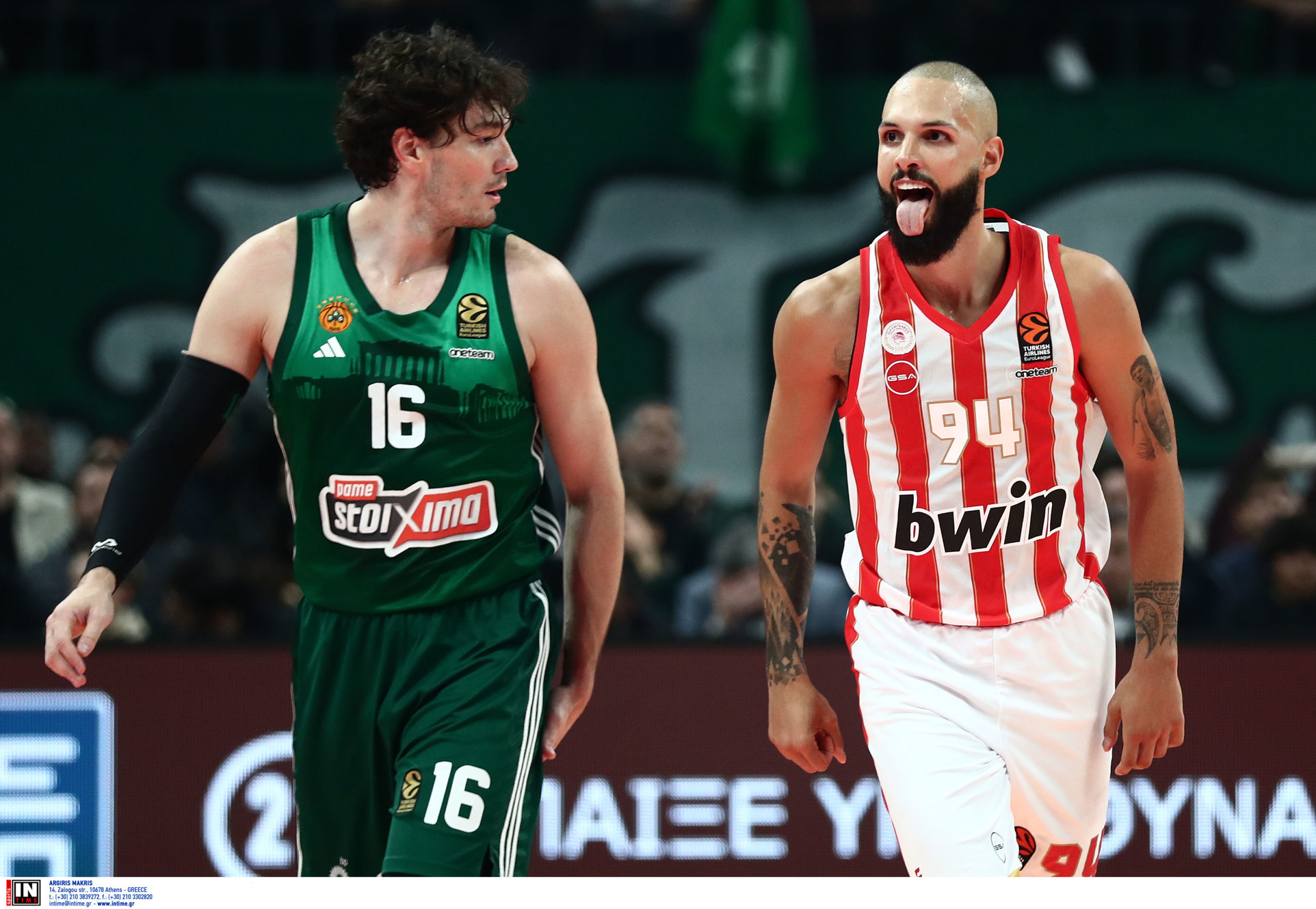 Παναθηναϊκός – Ολυμπιακός 89-94: Φουρνιέ και Μιλοτίνοφ έβαψαν «κόκκινη» την ματσάρα