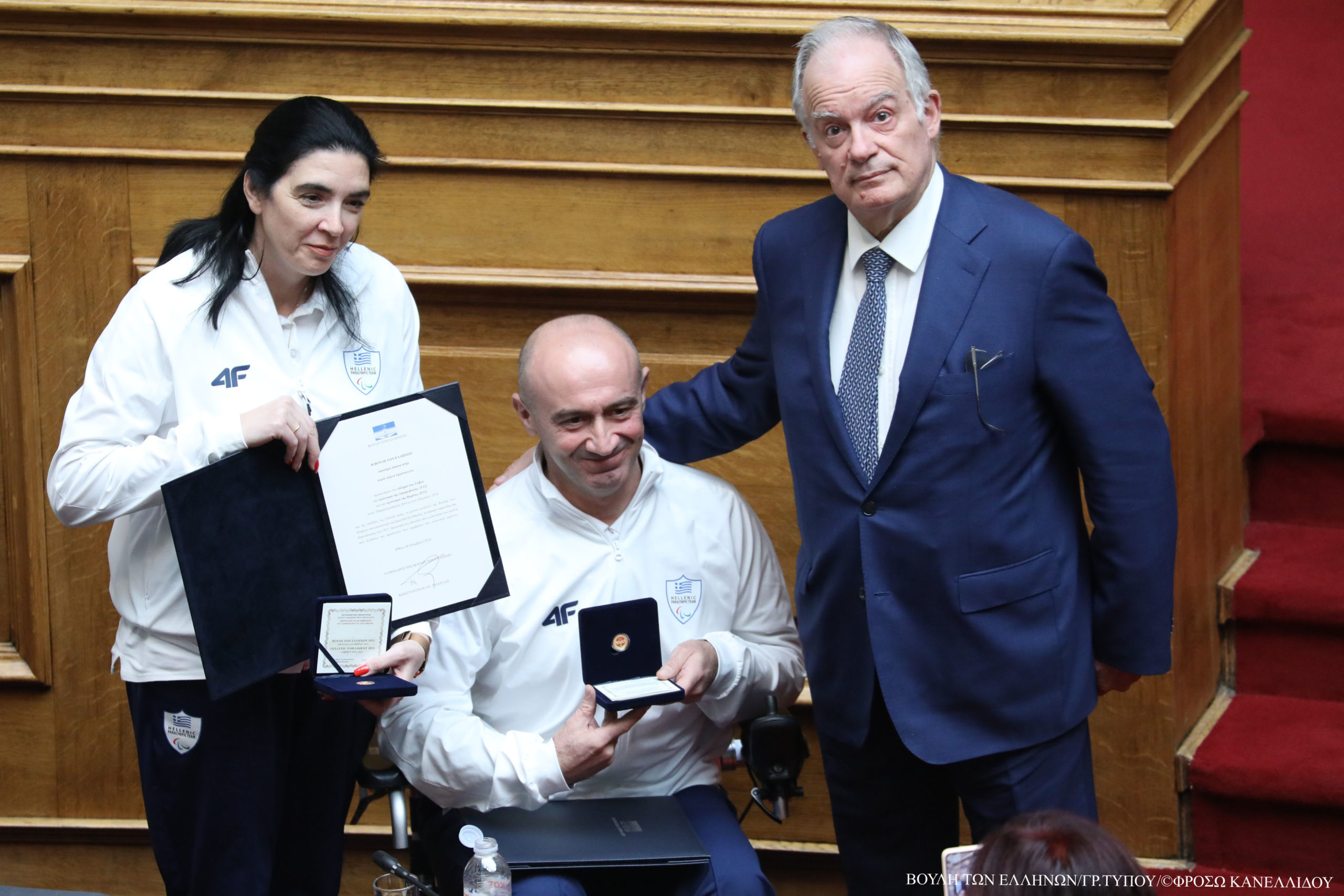 Βουλή: Τίμησε τους Ολυμπιονίκες και Παραολυμπιονίκες αθλητές του Παρισιού 2024