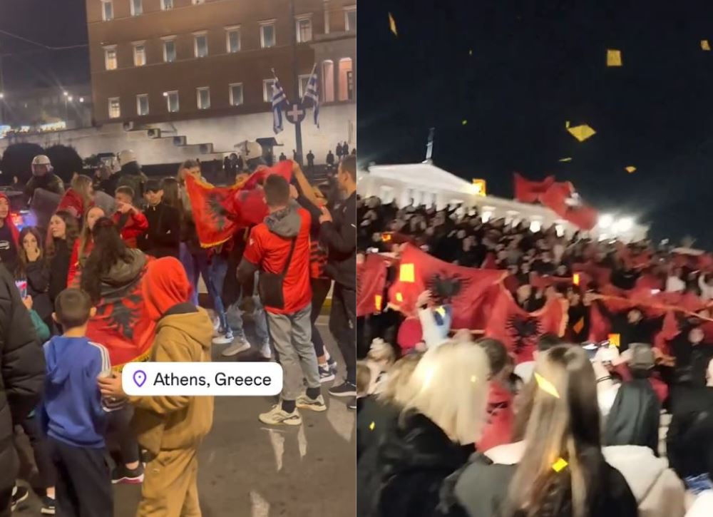 Αλβανοί γιόρτασαν στην πλατεία Συντάγματος την Ημέρα της Ανεξαρτησίας τους – Δείτε βίντεο