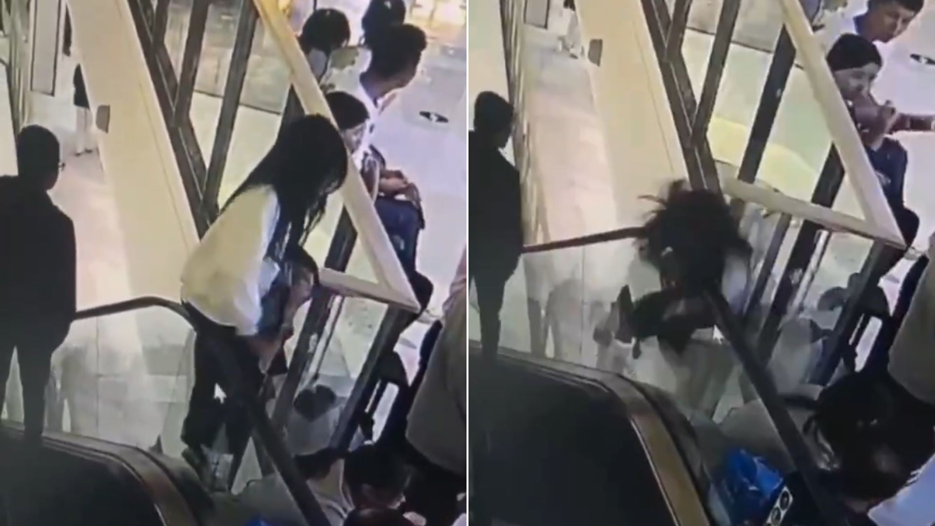 Τραγωδία στην Κίνα: Γλίστρησε στις κυλιόμενες σκάλες εμπορικού κέντρου και έπεσε στο κενό – Βίντεο ντοκουμέντο