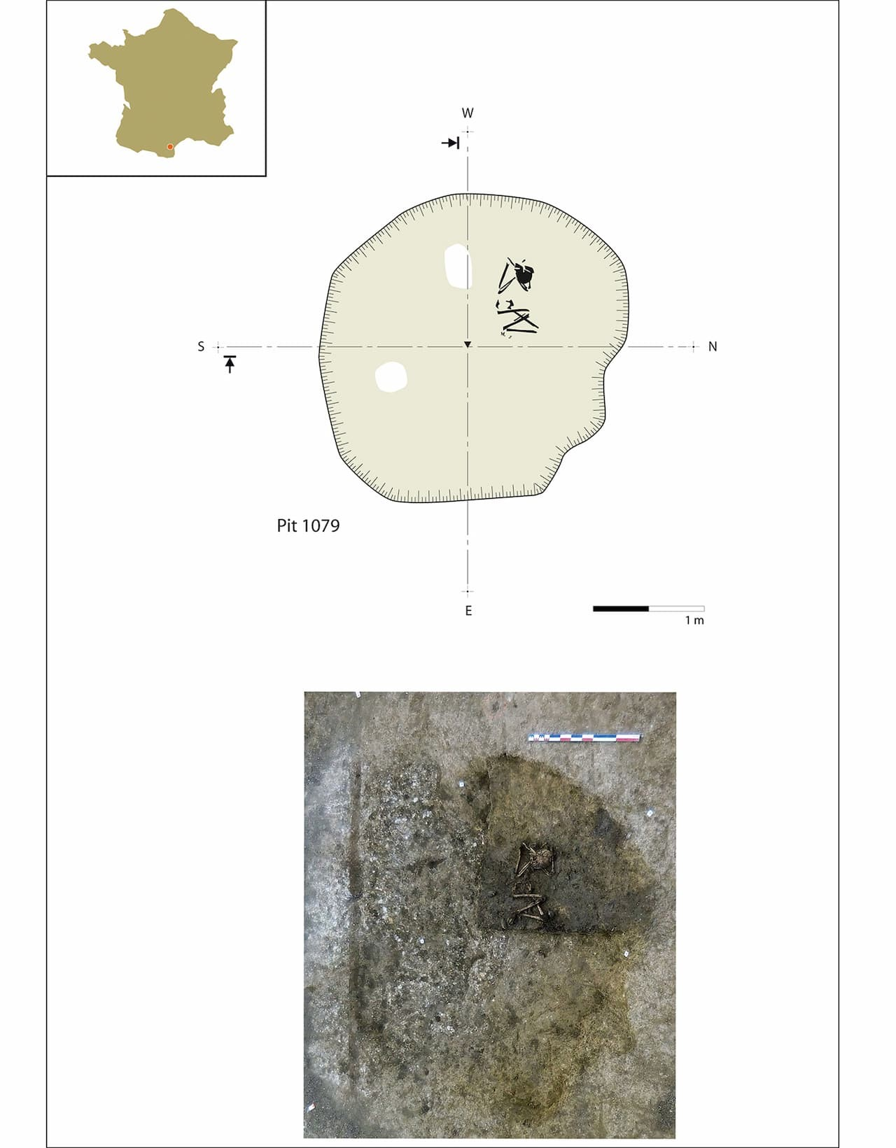 Γενική άποψη της ανασκαφής.