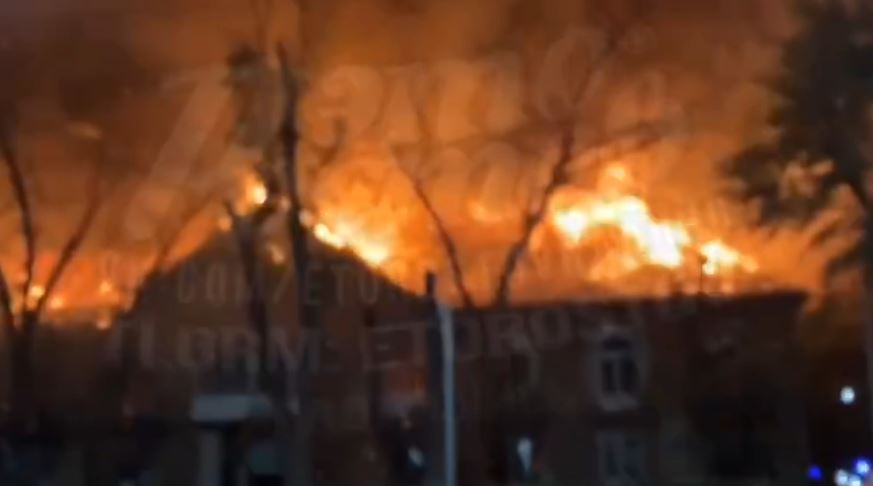 Ουκρανία: Πυρκαγιά ξέσπασε στο Κίεβο ύστερα από ρωσική αεροπορική επιδρομή