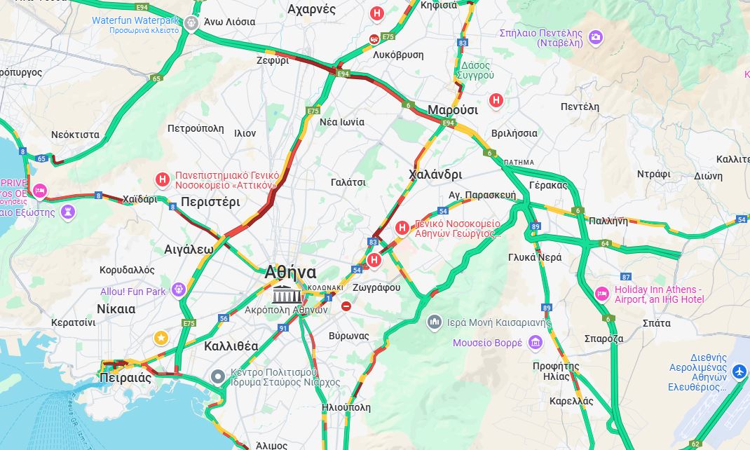 Ο χάρτης της κίνησης