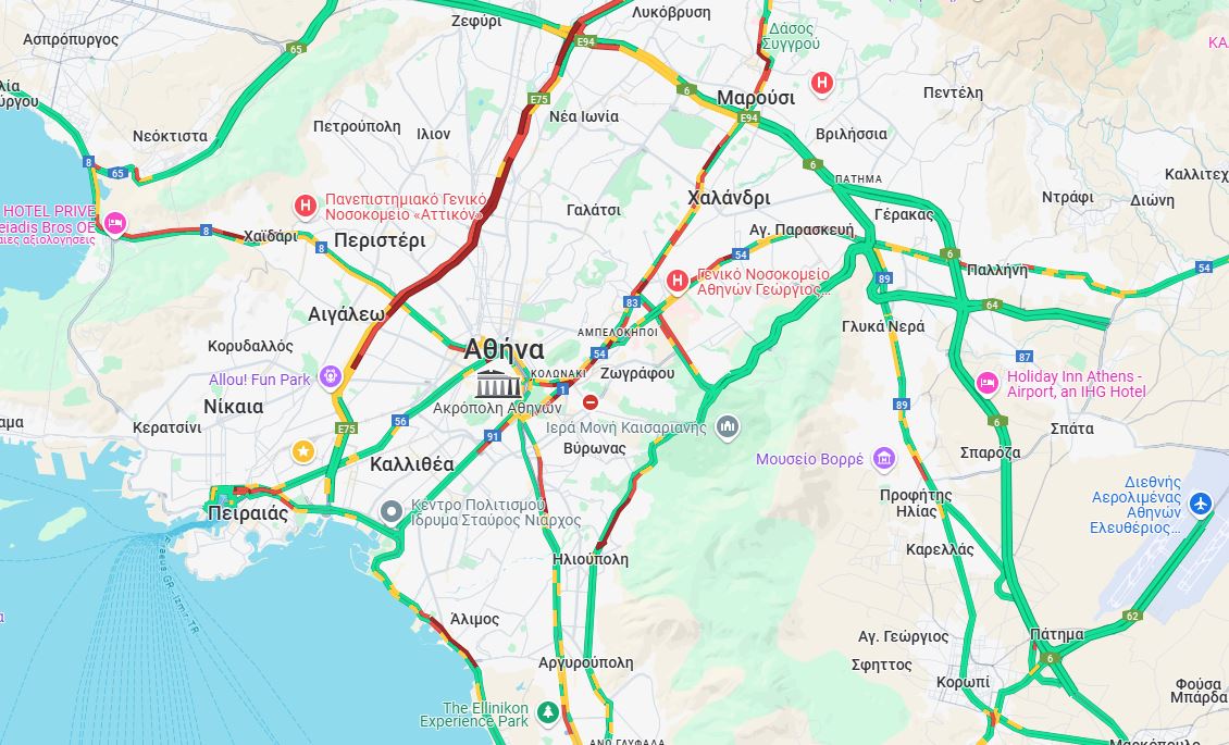 Χάρτης κίνησης