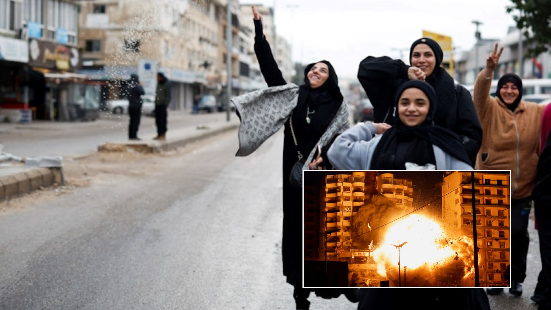 Εκεχειρία στον Λίβανο: Βομβαρδισμοί μέχρι την τελευταία στιγμή στη Βηρυτό – Πανηγυρισμοί και επιστροφή εκτοπισμένων παρά τις προειδοποιήσεις